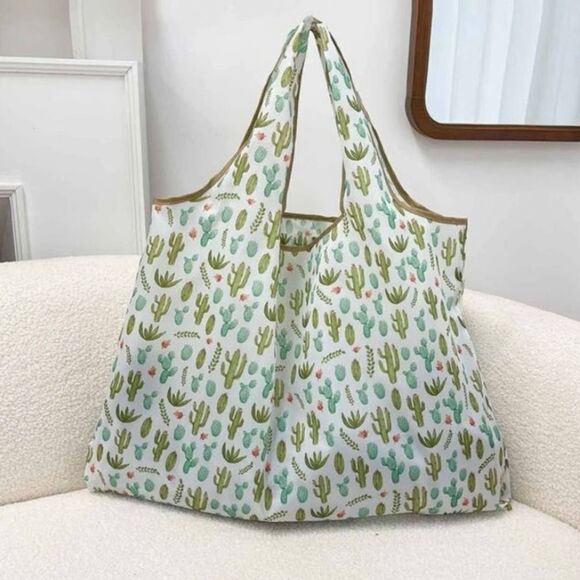 Cactus Print Tote 🌵 - Picture 6 of 10